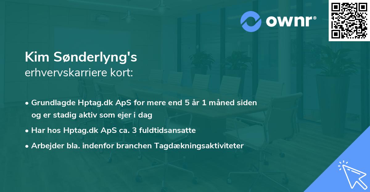Kim Sønderlyng's erhvervskarriere kort