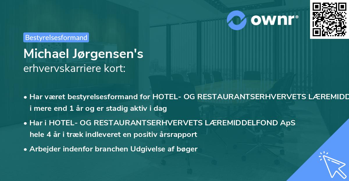 Michael Jørgensen's erhvervskarriere kort