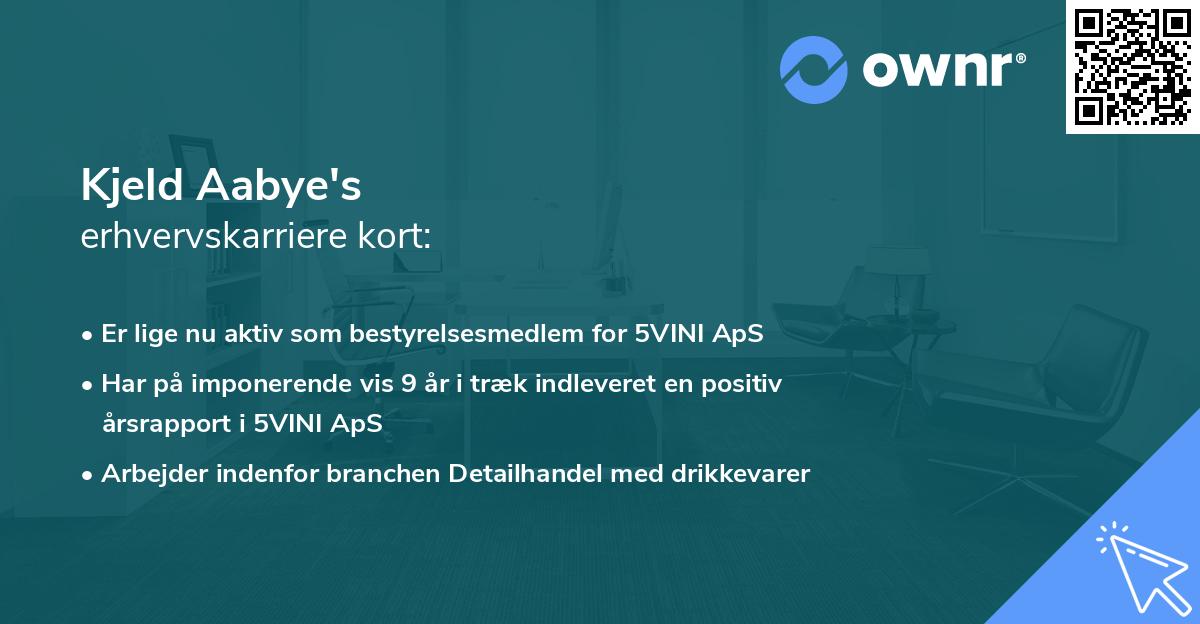 Kjeld Aabye's erhvervskarriere kort