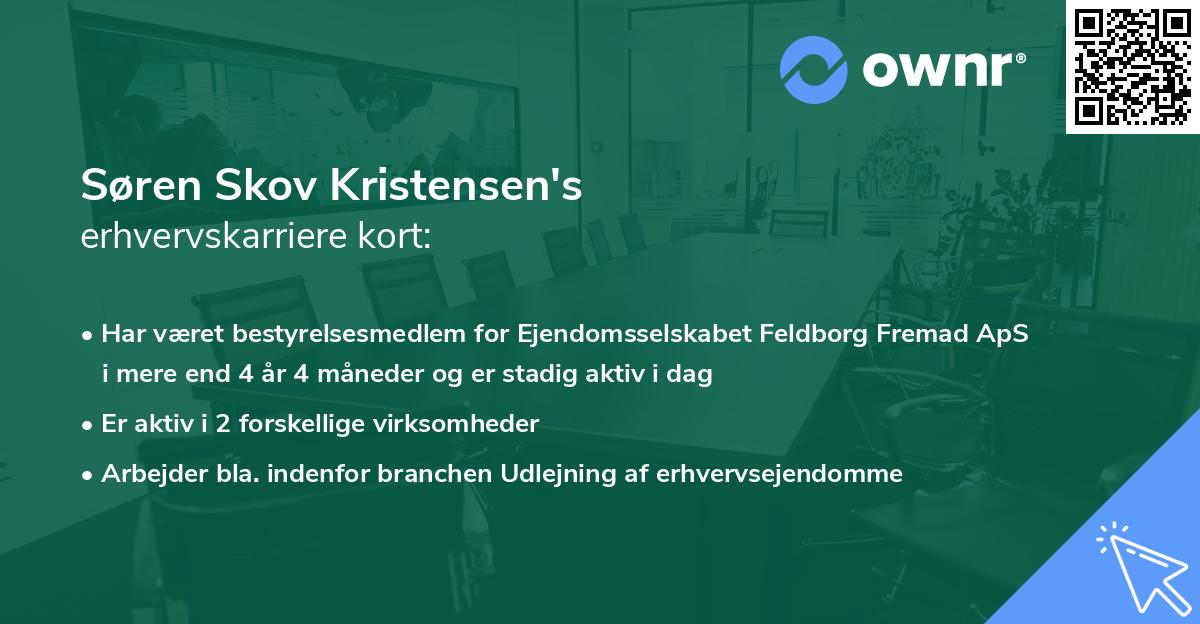Søren Skov Kristensen's erhvervskarriere kort