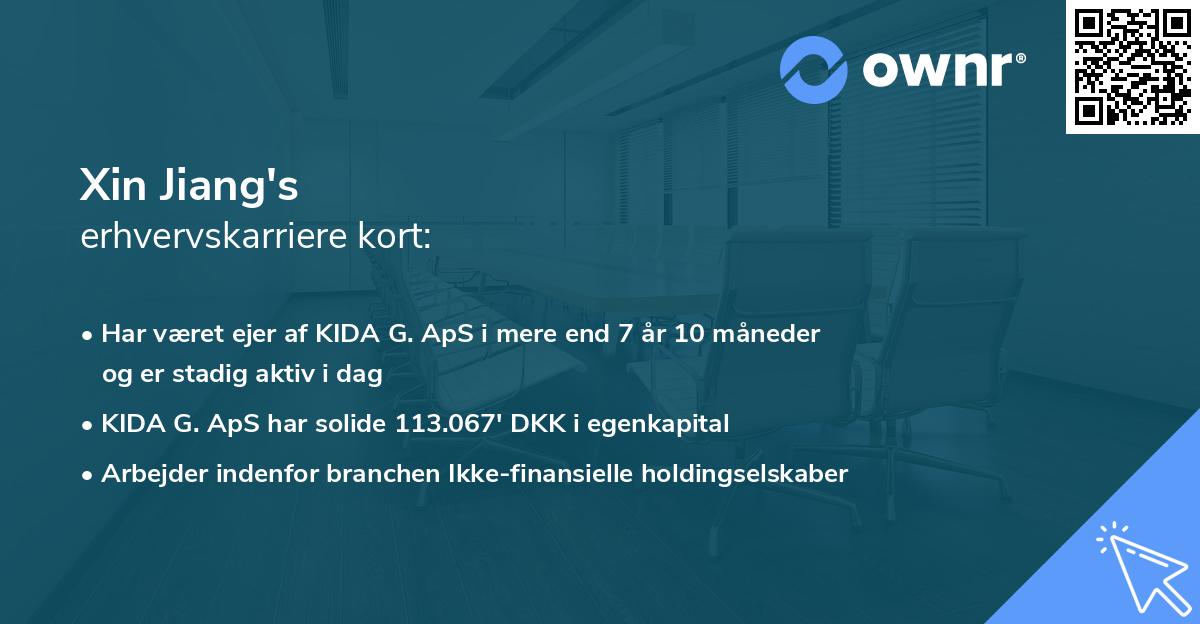 Xin Jiang's erhvervskarriere kort