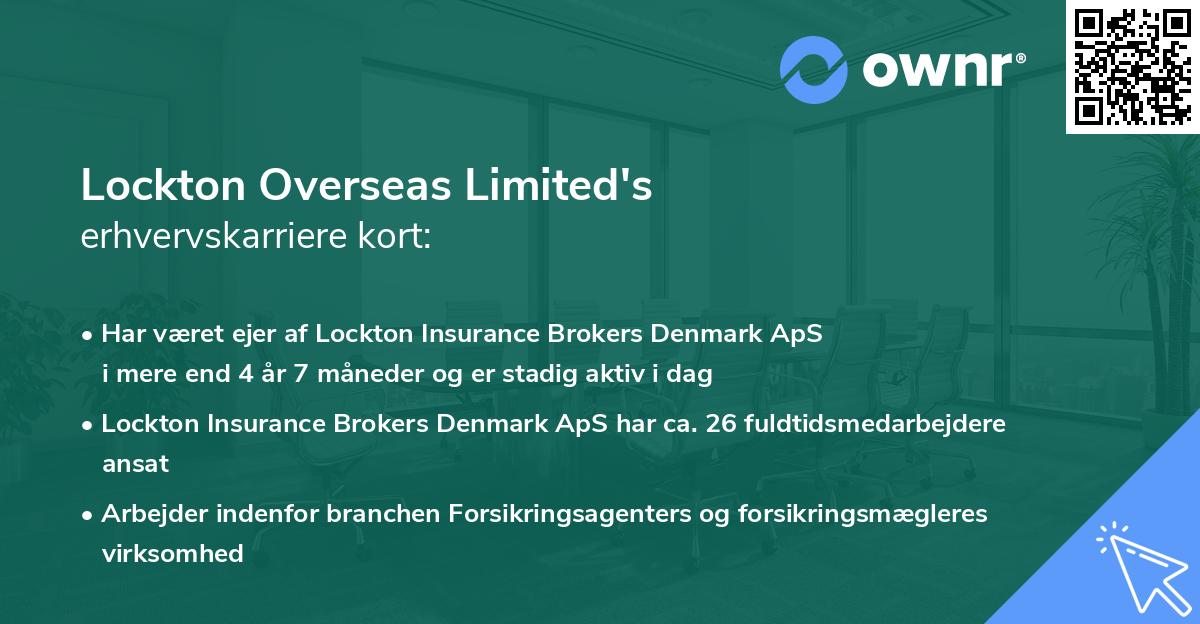 Lockton Overseas Limited's erhvervskarriere kort