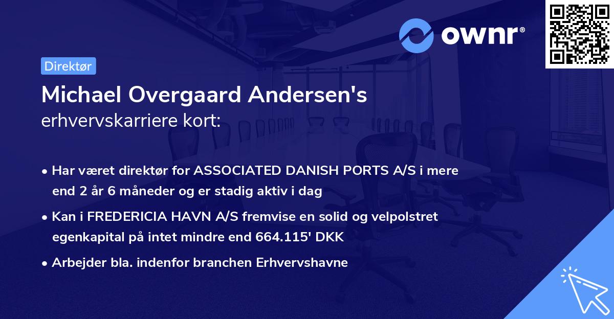 Michael Overgaard Andersen's erhvervskarriere kort