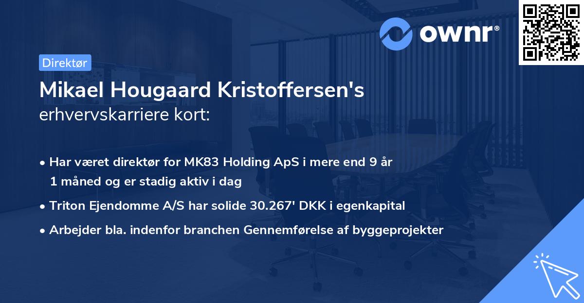 Mikael Hougaard Kristoffersen's erhvervskarriere kort