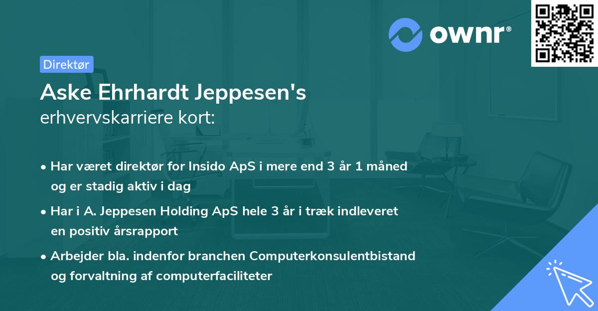 Aske Ehrhardt Jeppesen's erhvervskarriere kort