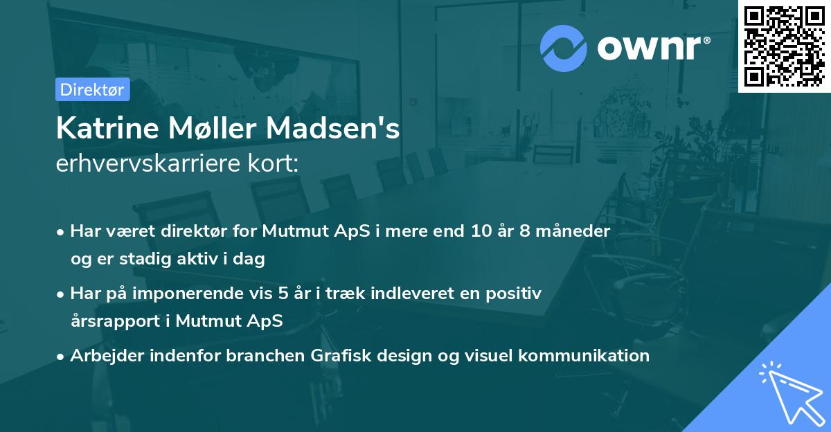 Katrine Møller Madsen's erhvervskarriere kort