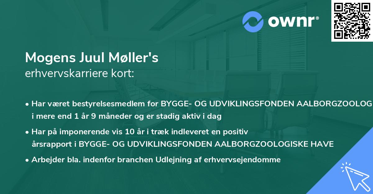 Mogens Juul Møller's erhvervskarriere kort