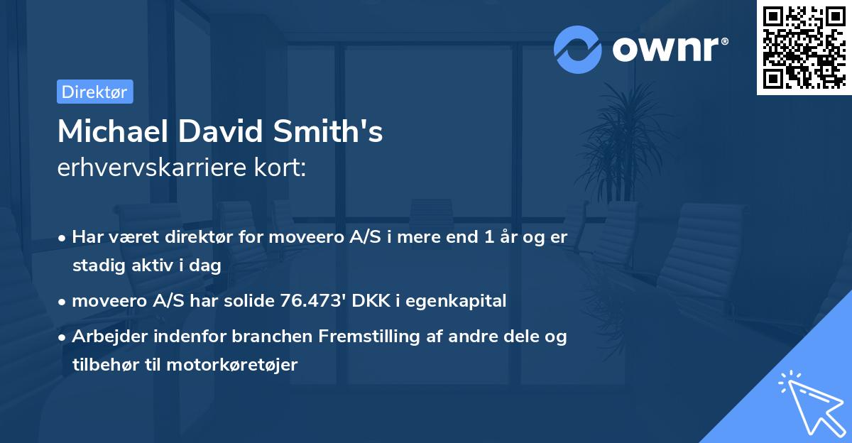 Michael David Smith's erhvervskarriere kort