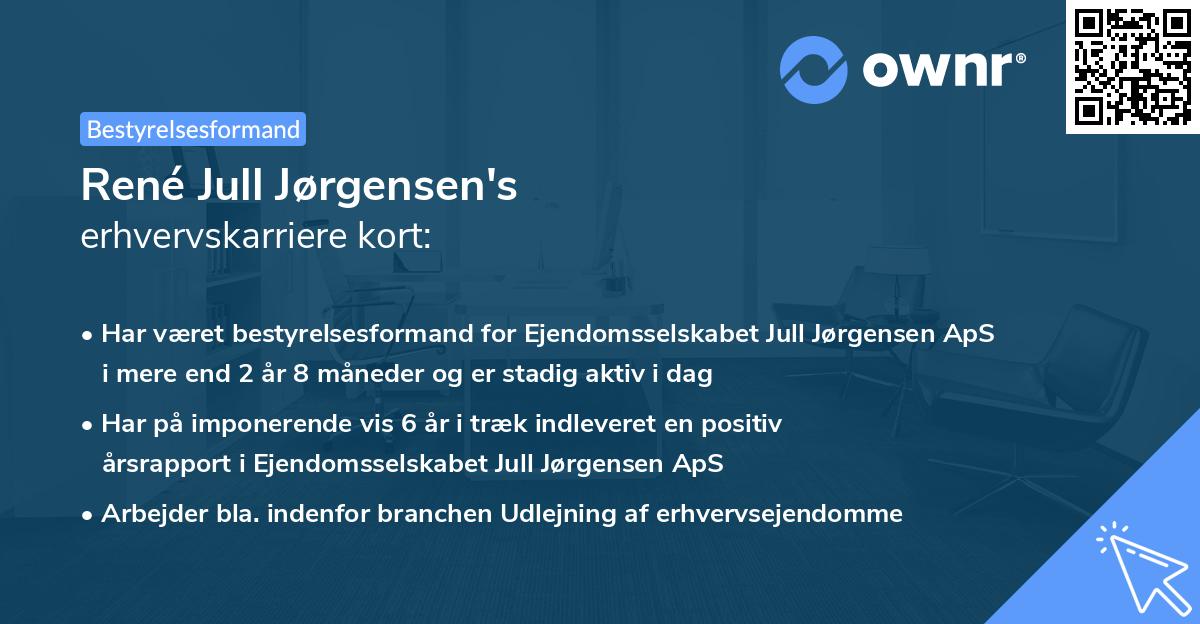 René Jull Jørgensen's erhvervskarriere kort