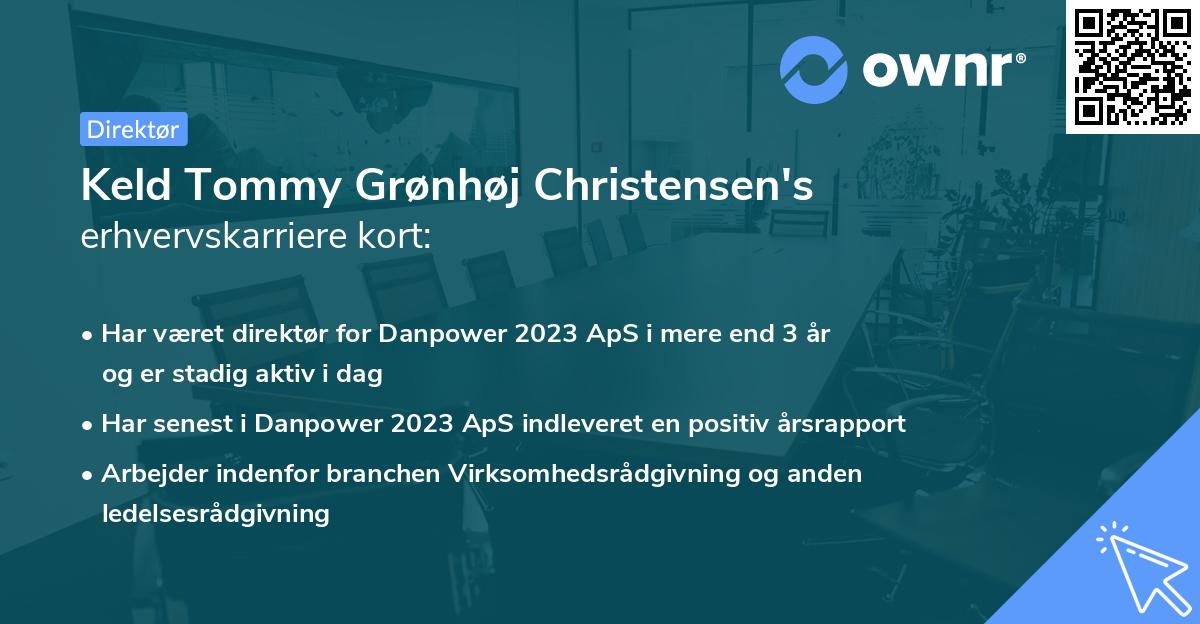 Keld Tommy Grønhøj Christensen's erhvervskarriere kort
