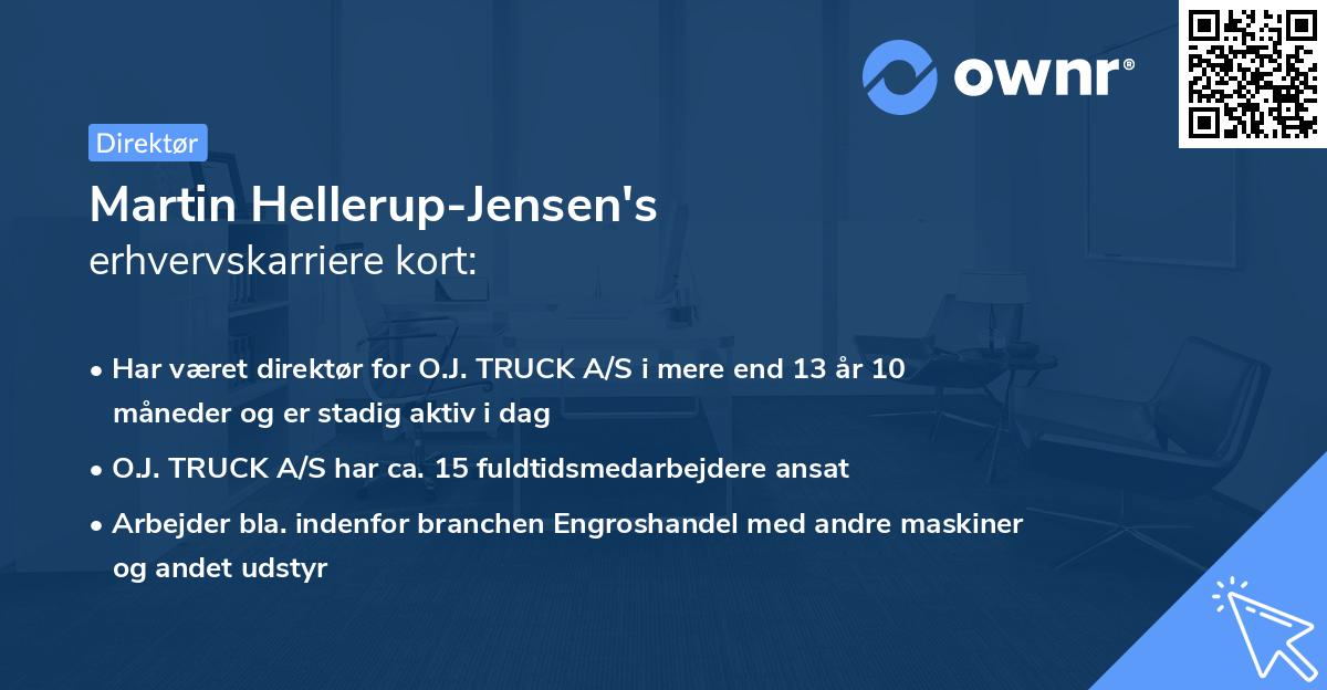 Martin Hellerup-Jensen's erhvervskarriere kort