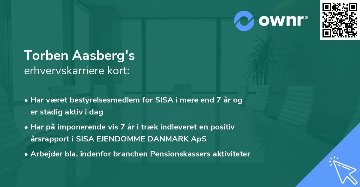Torben Aasberg's erhvervskarriere kort
