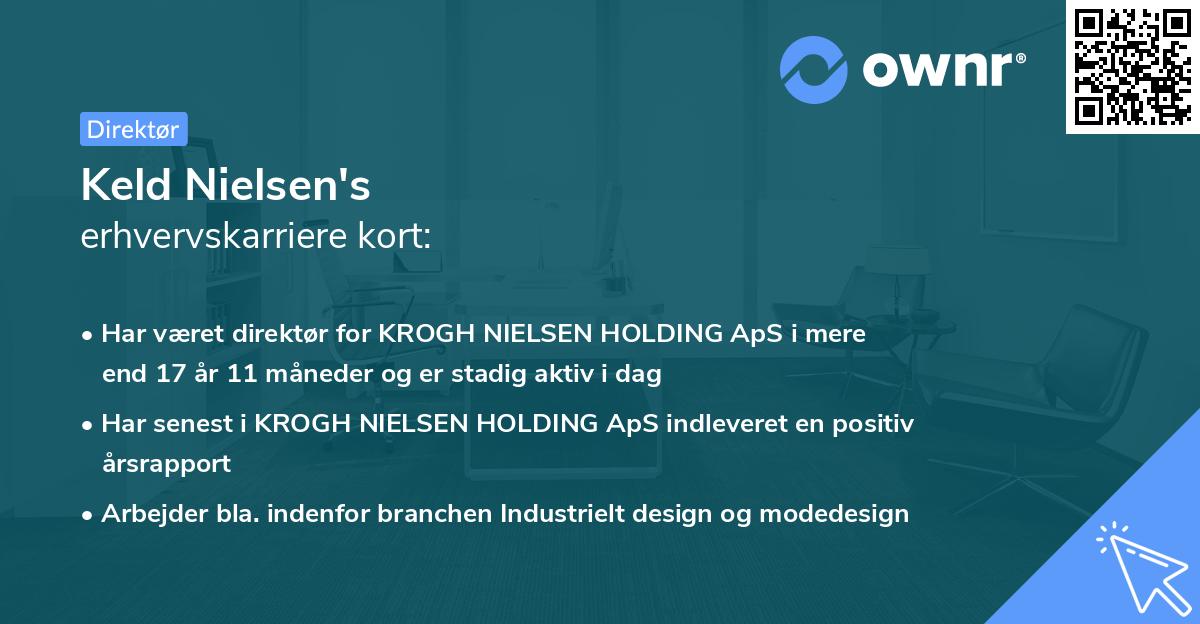 Keld Nielsen's erhvervskarriere kort