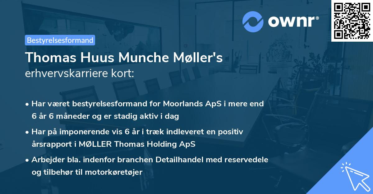 Thomas Huus Munche Møller's erhvervskarriere kort