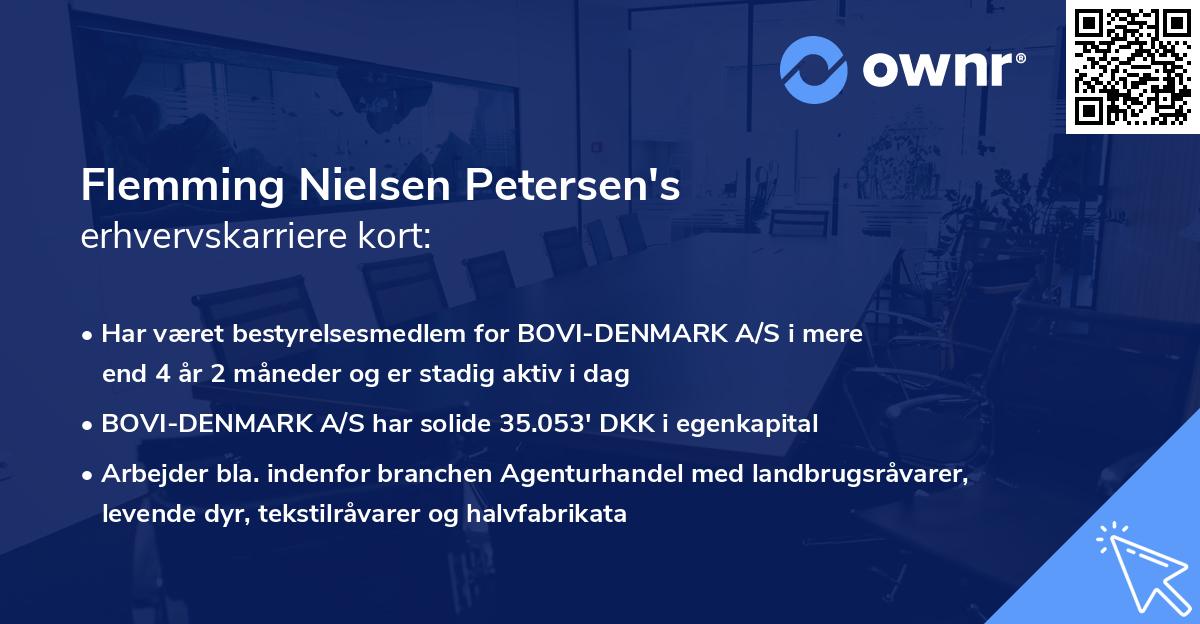 Flemming Nielsen Petersen's erhvervskarriere kort