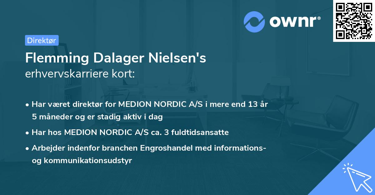 Flemming Dalager Nielsen's erhvervskarriere kort