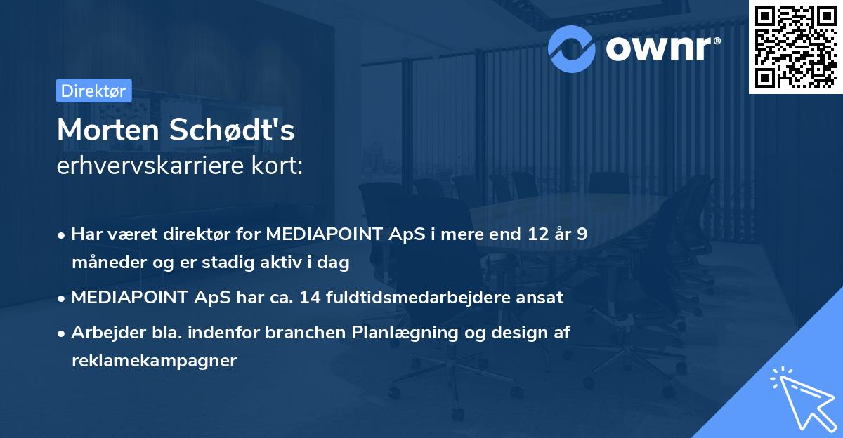 Morten Schødt's erhvervskarriere kort