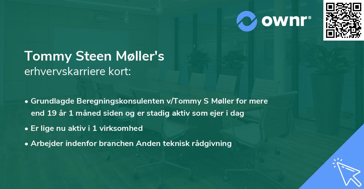 Tommy Steen Møller's erhvervskarriere kort