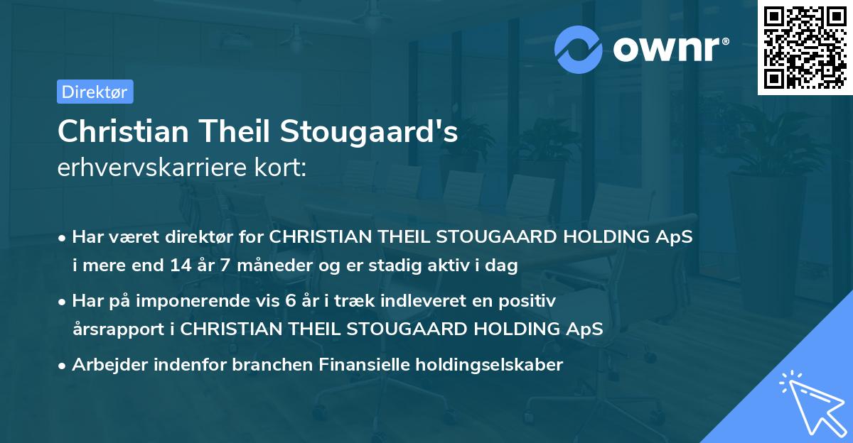 Christian Theil Stougaard's erhvervskarriere kort