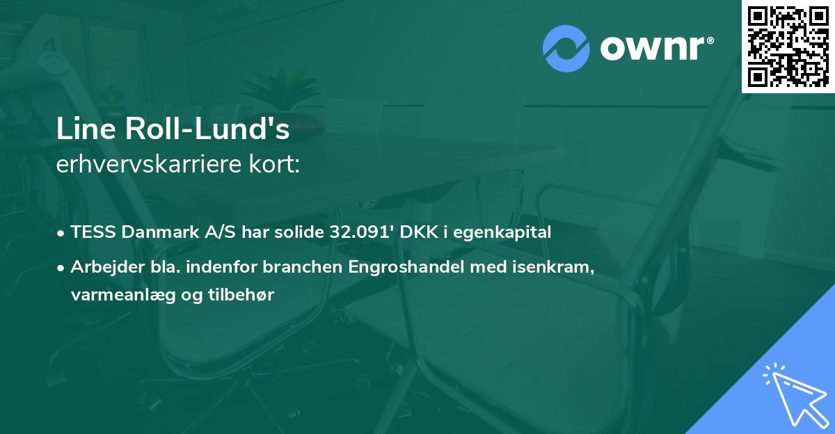 Line Roll-Lund's erhvervskarriere kort