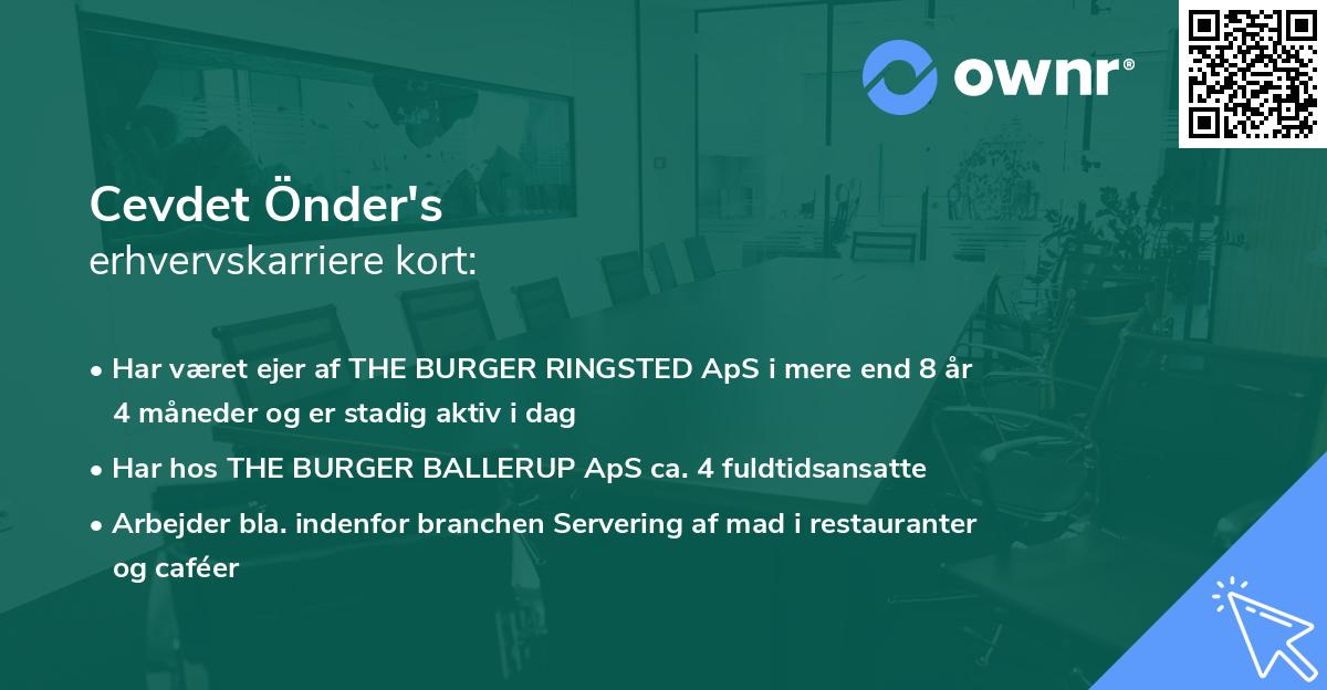 Cevdet Önder's erhvervskarriere kort