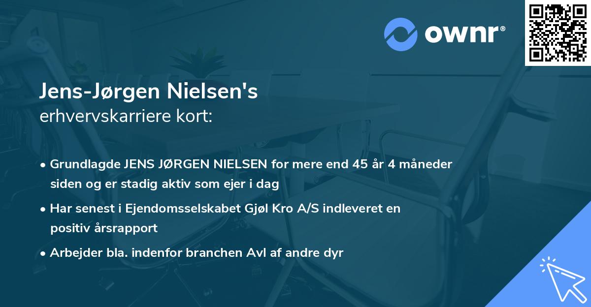 Jens-Jørgen Nielsen's erhvervskarriere kort