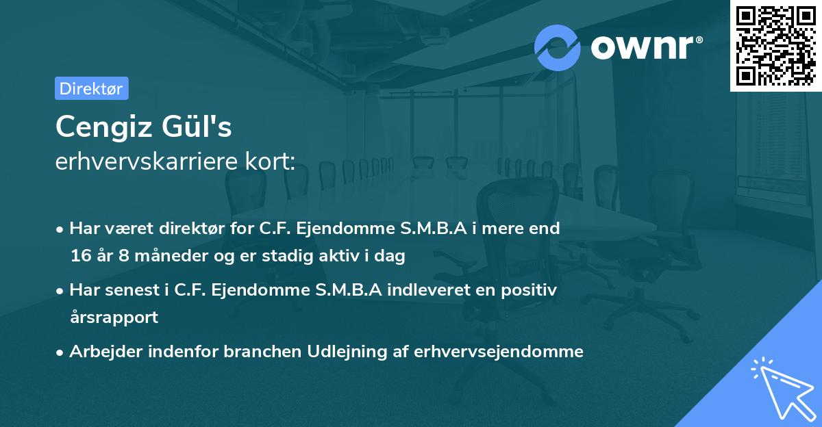 Cengiz Gül's erhvervskarriere kort