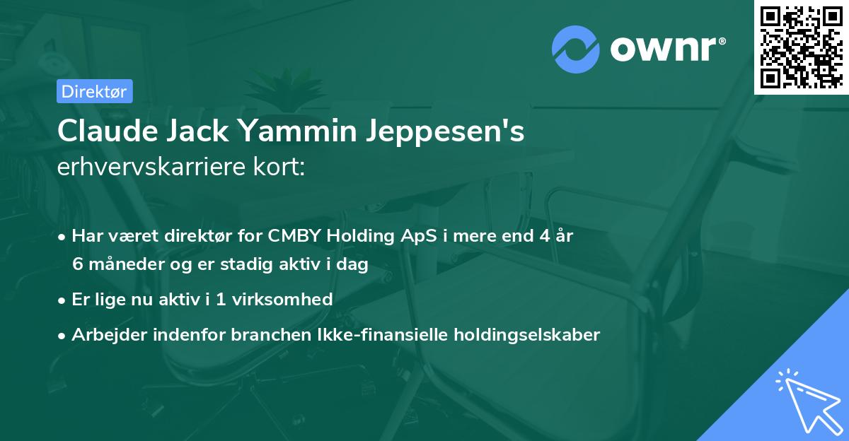 Claude Jack Yammin Jeppesen's erhvervskarriere kort