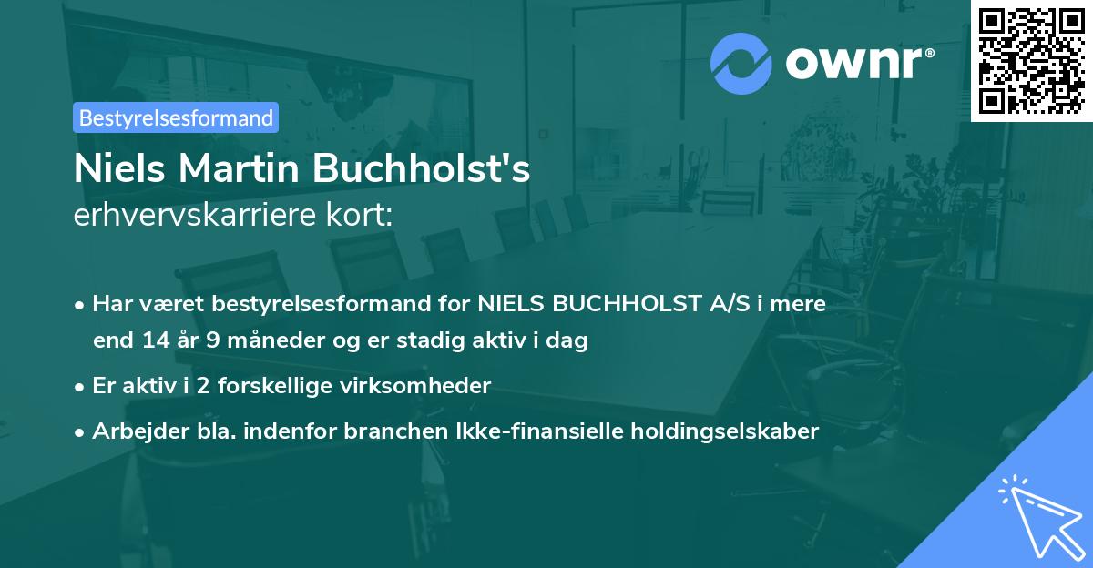 Niels Martin Buchholst's erhvervskarriere kort