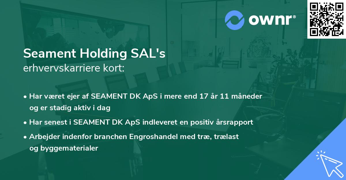 Seament Holding SAL's erhvervskarriere kort