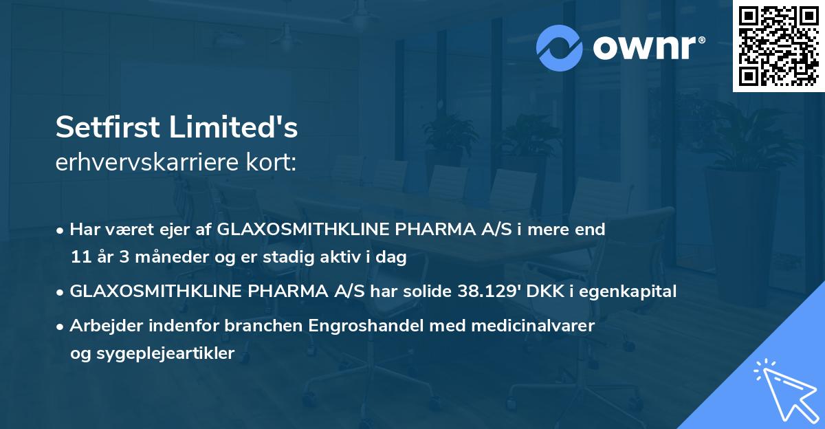 Setfirst Limited's erhvervskarriere kort
