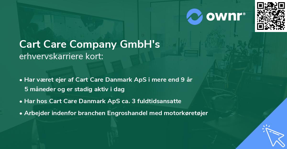 Cart Care Company GmbH's erhvervskarriere kort