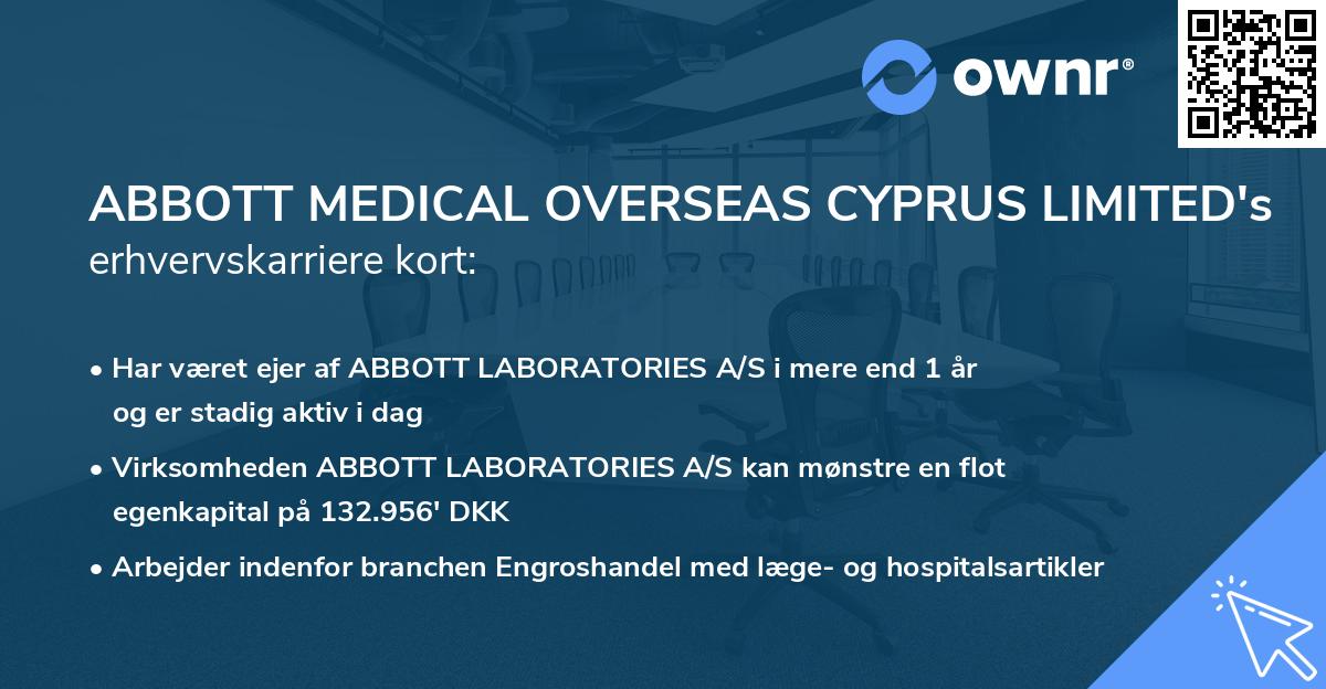 ABBOTT MEDICAL OVERSEAS CYPRUS LIMITED's erhvervskarriere kort