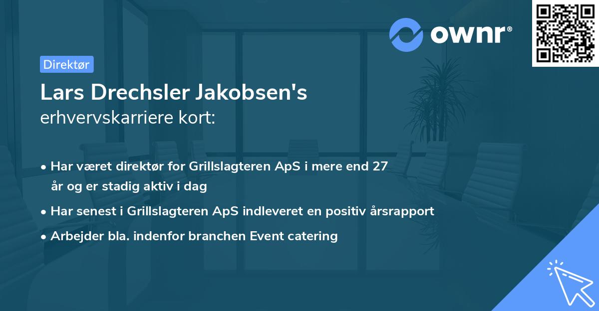 Lars Drechsler Jakobsen's erhvervskarriere kort