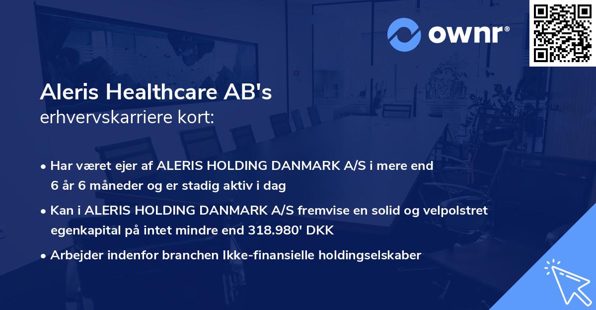 Aleris Healthcare AB's erhvervskarriere kort