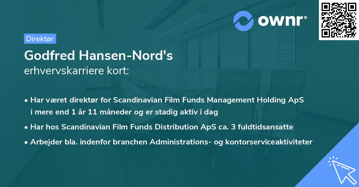 Godfred Hansen-Nord's erhvervskarriere kort