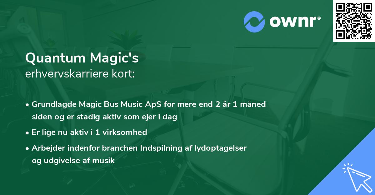Quantum Magic's erhvervskarriere kort