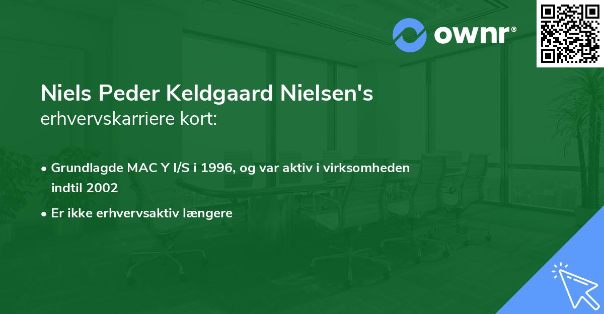Niels Peder Keldgaard Nielsen's erhvervskarriere kort