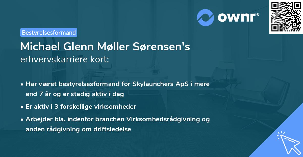 Michael Glenn Møller Sørensen's erhvervskarriere kort