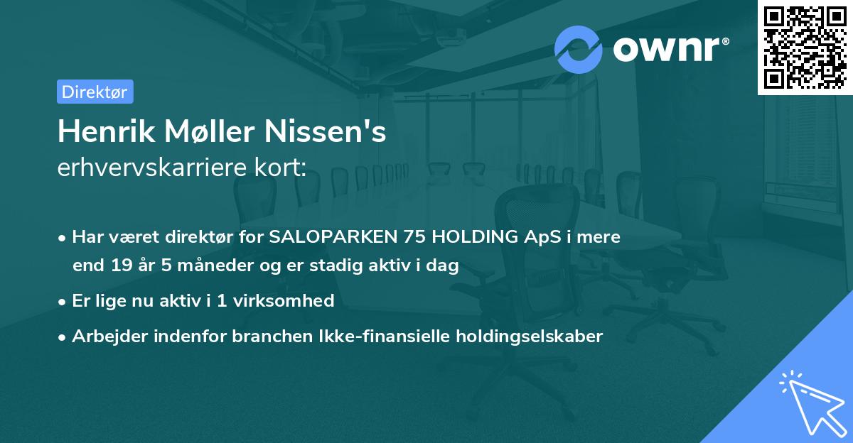 Henrik Møller Nissen's erhvervskarriere kort