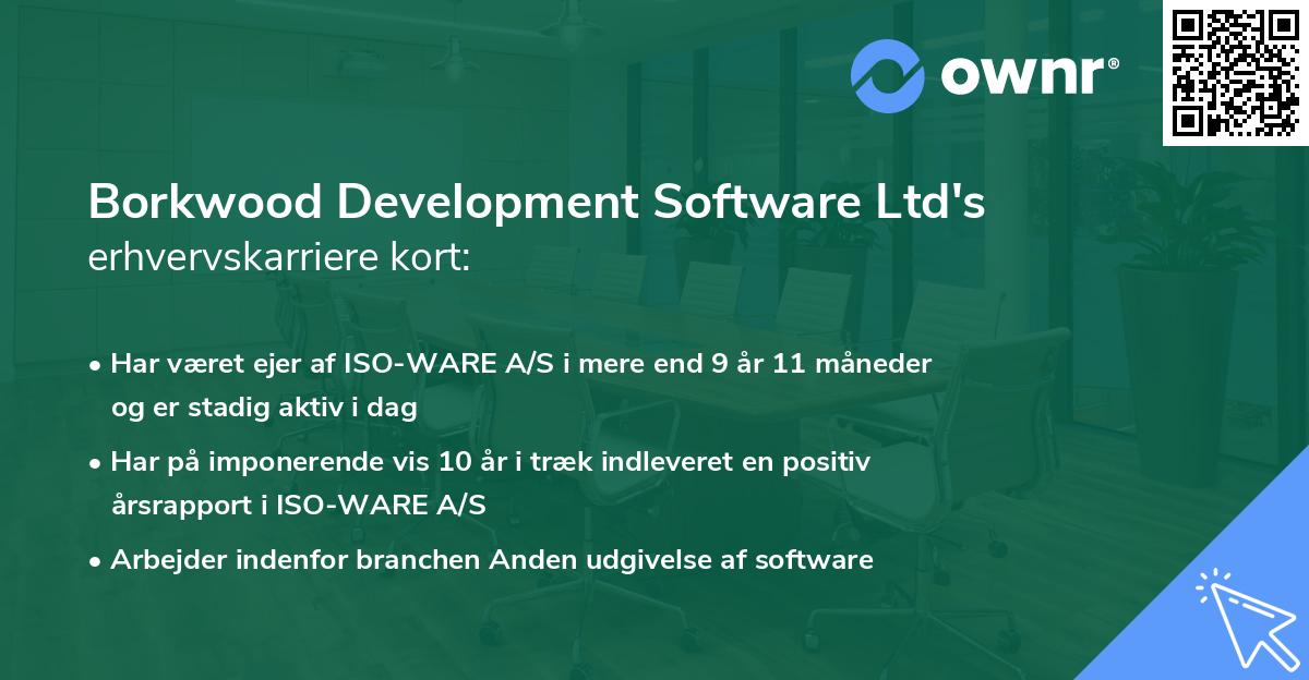 Borkwood Development Software Ltd's erhvervskarriere kort