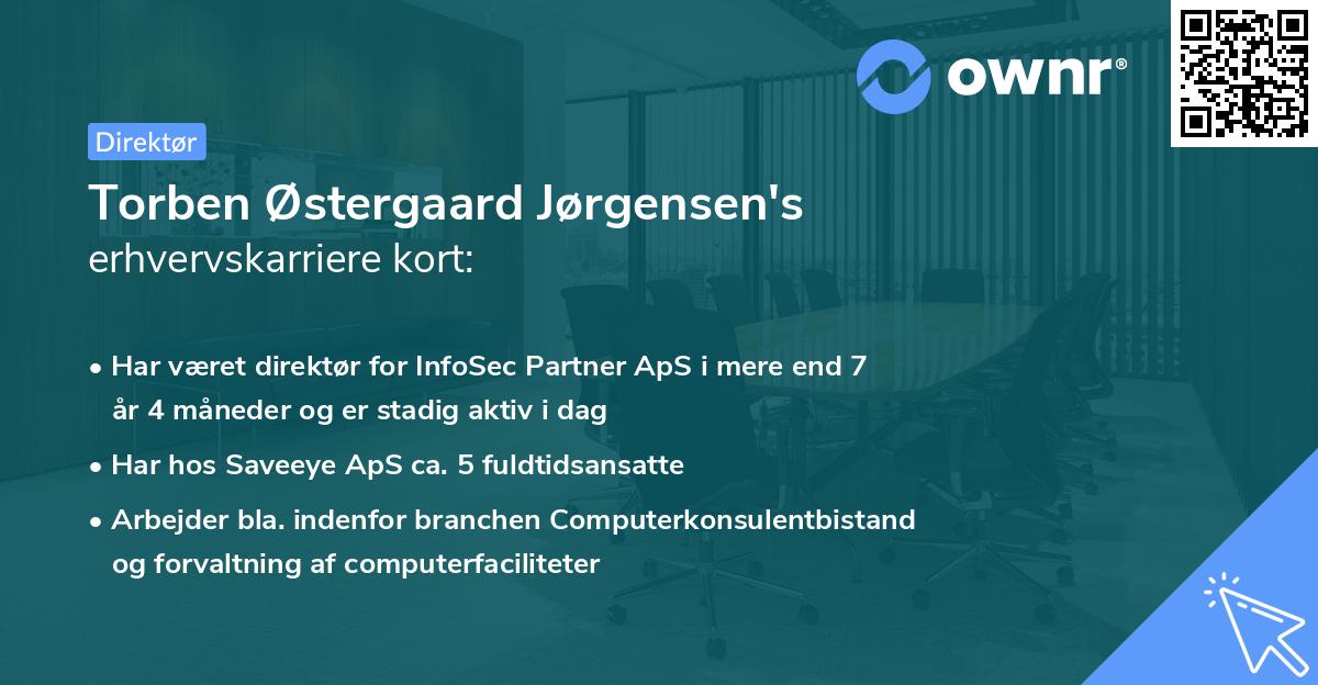 Torben Østergaard Jørgensen's erhvervskarriere kort