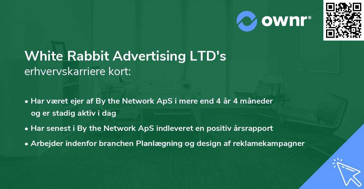 White Rabbit Advertising LTD's erhvervskarriere kort