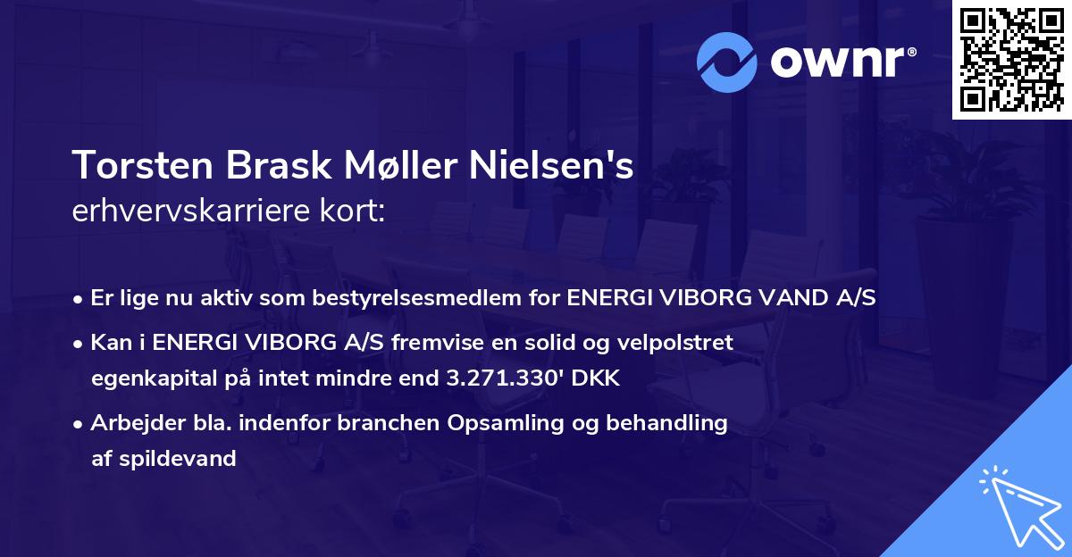 Torsten Brask Møller Nielsen's erhvervskarriere kort