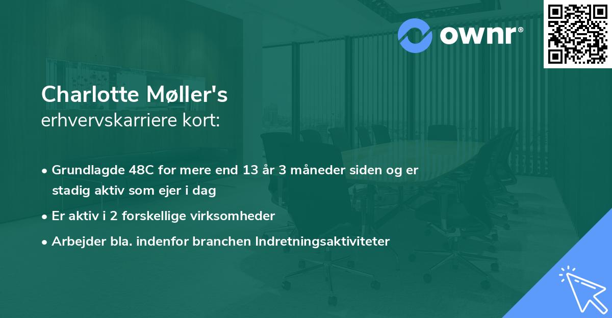 Charlotte Møller's erhvervskarriere kort