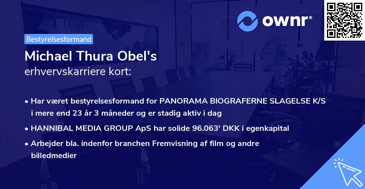 Michael Thura Obel's erhvervskarriere kort