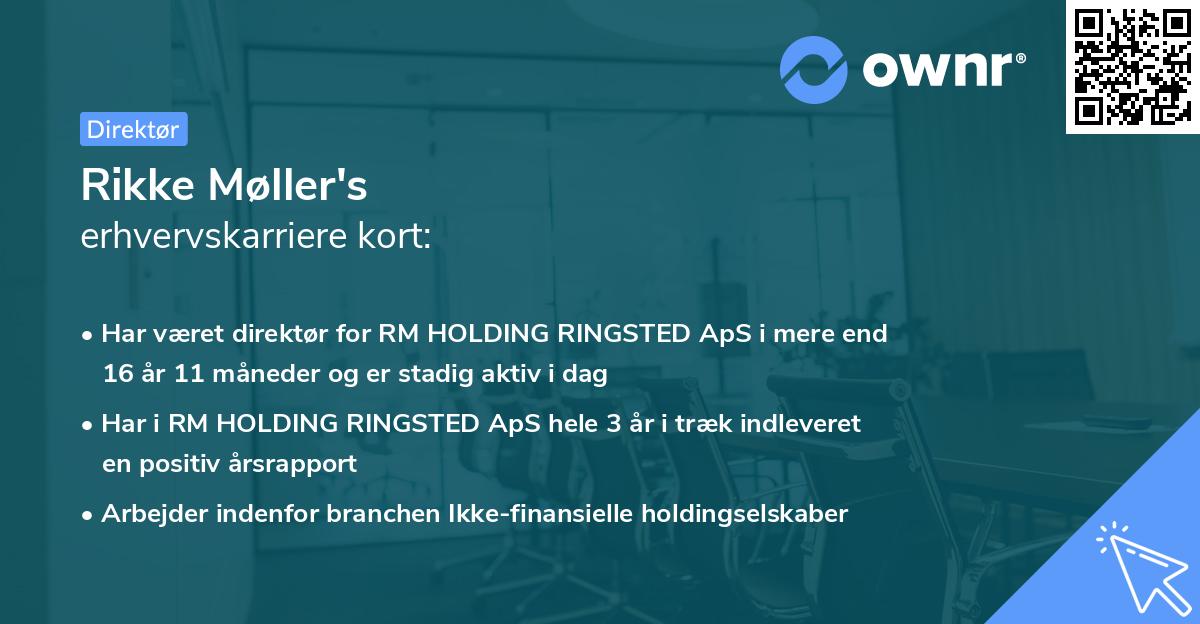 Rikke Møller's erhvervskarriere kort