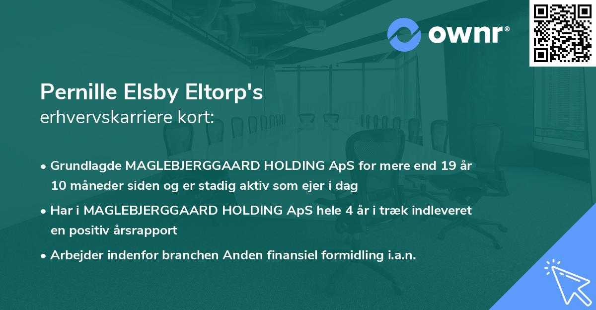 Pernille Elsby Eltorp's erhvervskarriere kort