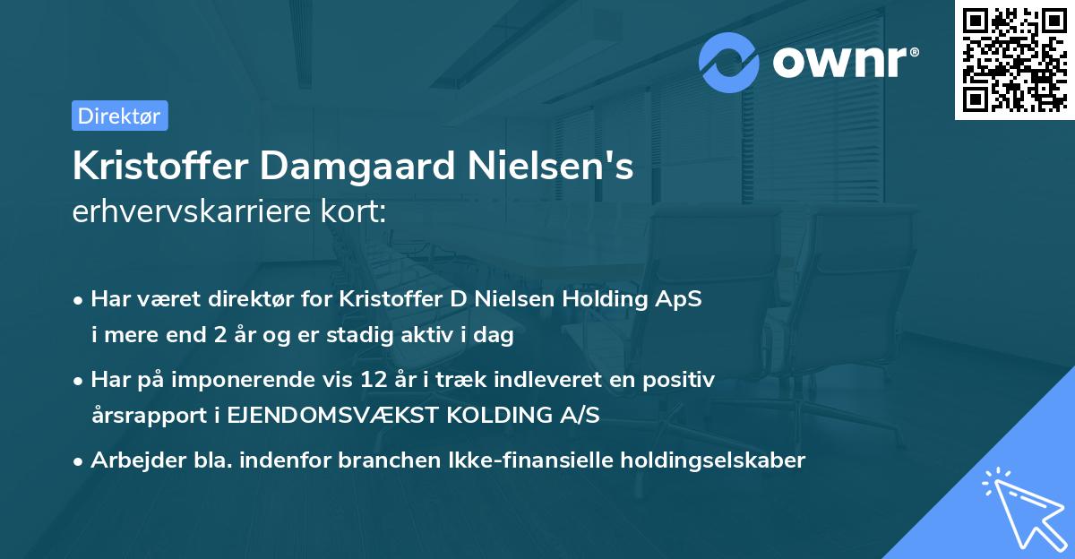 Kristoffer Damgaard Nielsen's erhvervskarriere kort