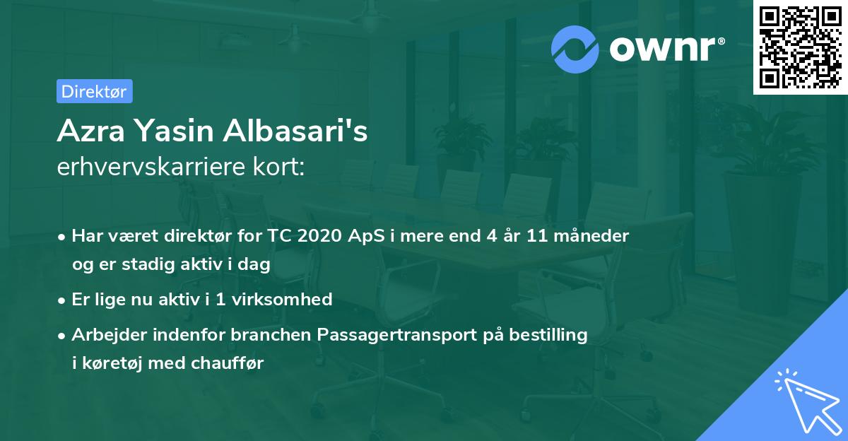 Azra Yasin Albasari's erhvervskarriere kort